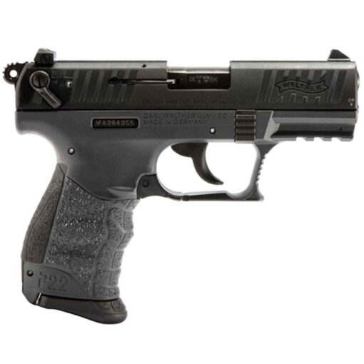 walther p22 22 long rifle 342in tungsten grayblack pistol 101 rounds california compliant 1627069 1